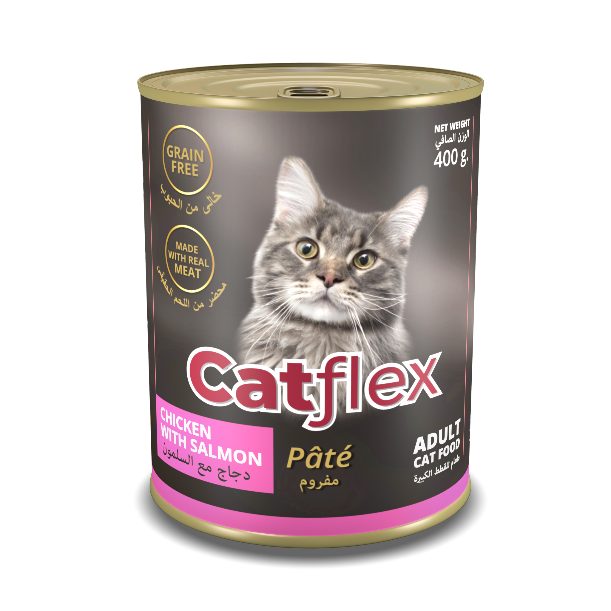 catflex canned cat food - chicken with salmon ( pate)